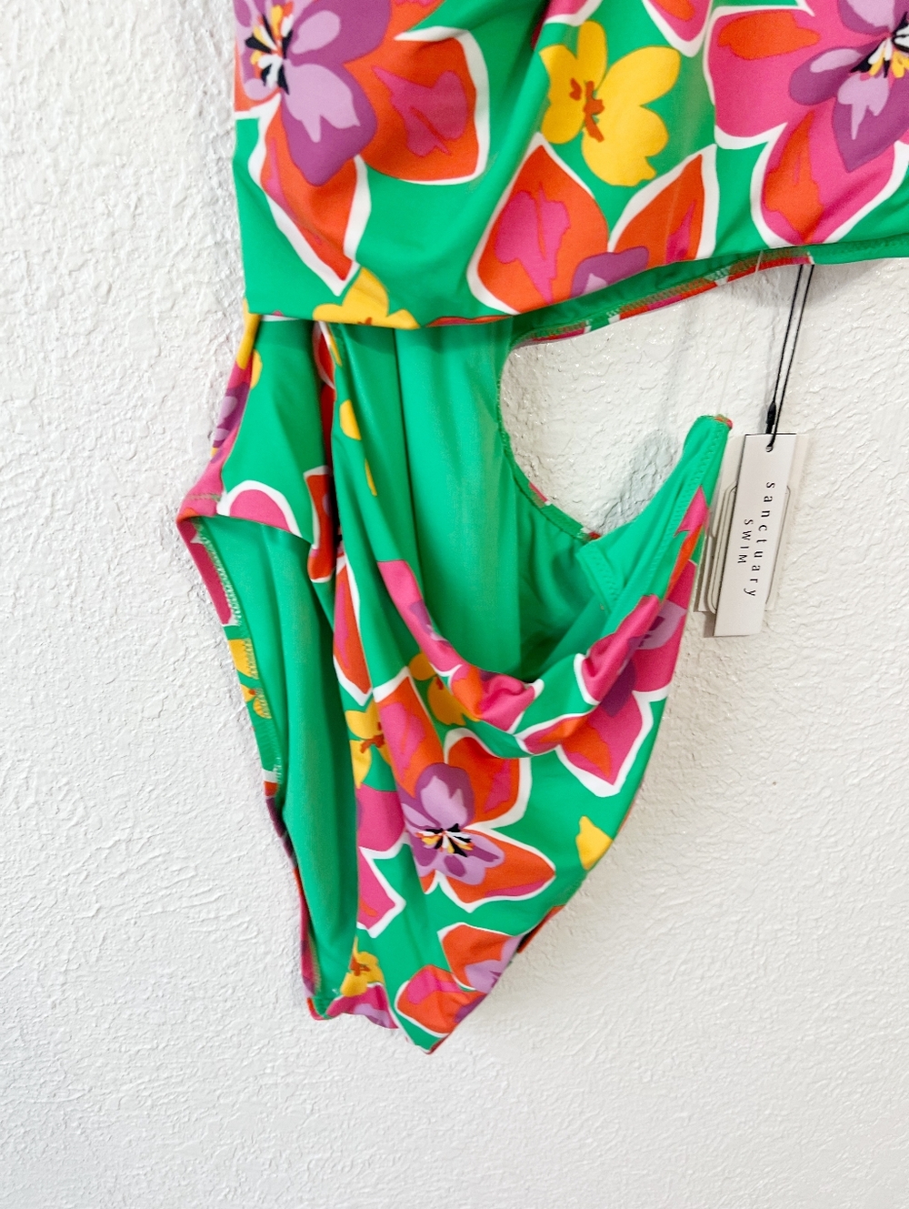 NWT Anthropologie Sanctuary Mio Super Bloom Floral One Piece Swimsuit - Picture 8 of 13